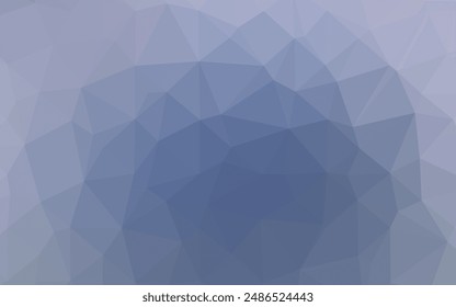 Light BLUE vector abstract polygonal cover. Modern geometrical abstract illustration with gradient. Triangular pattern for your business design.