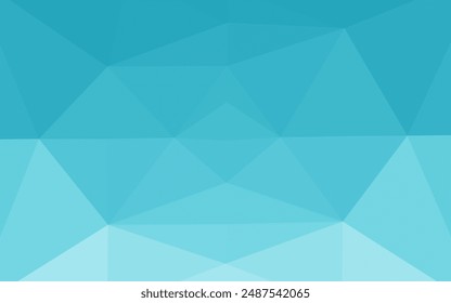 Light BLUE vector abstract polygonal cover. Colorful illustration in abstract style with gradient. The best triangular design for your business.