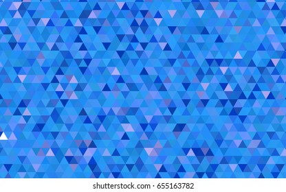 Light BLUE vector abstract polygonal background. A sample with polygonal shapes. Brand-new style for your business design.