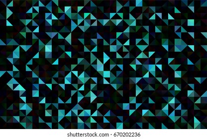 Light BLUE vector abstract polygonal background. Glitter abstract illustration with an elegant design. Brand-new design for your business.