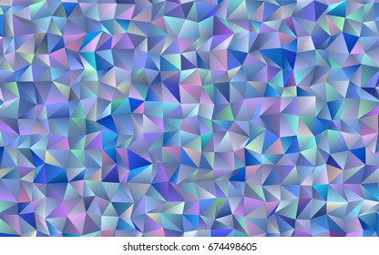 Light BLUE vector abstract polygonal pattern. Colorful abstract illustration with gradient. The polygonal design can be used for your web site.