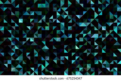 Light BLUE vector abstract polygonal background. A completely new color illustration in a vague style. Brand-new design for your business.
