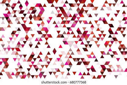 Light BLUE vector abstract polygonal template. A vague abstract illustration with gradient. The best triangular design for your business.