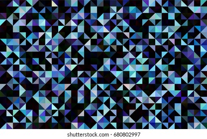 Light BLUE vector abstract polygonal background. Colorful illustration in abstract style with gradient. The best triangular design for your business.
