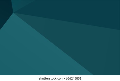 Light BLUE vector abstract polygonal background. Geometric illustration in Origami style with gradient.  A new texture for your design.