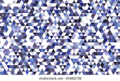 Light BLUE vector abstract polygonal template. A sample with polygonal shapes. The textured pattern can be used for background.