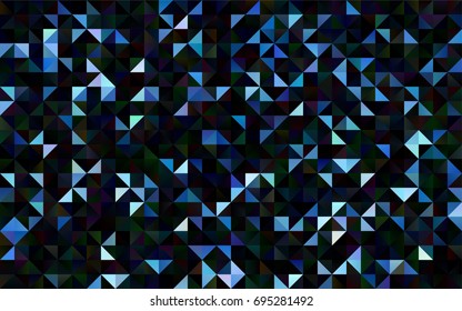 Light BLUE vector abstract polygonal pattern. Creative geometric illustration in Origami style with gradient. A new texture for your design.