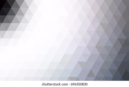 Light BLUE vector abstract polygonal pattern. Colorful illustration in abstract style with gradient. A new texture for your design.