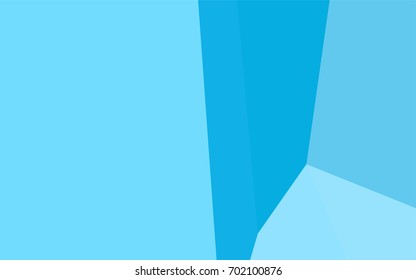 Light BLUE vector abstract polygonal template. Geometric illustration in Origami style with gradient.  Brand-new design for your business.