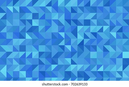Light BLUE vector abstract polygonal template. Creative geometric illustration in Origami style with gradient. The completely new template can be used for your brand book.
