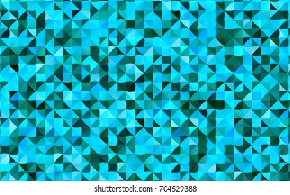 Light BLUE vector abstract polygonal pattern. Triangular geometric sample with gradient.  Brand-new style for your business design.