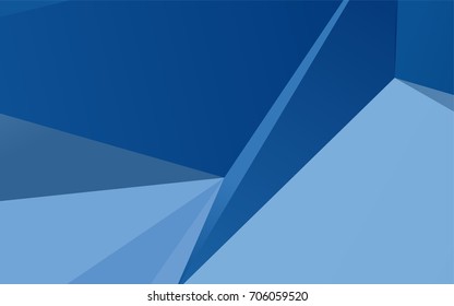 Light BLUE vector abstract polygonal template. Colorful abstract illustration with gradient. A new texture for your design.