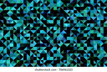 Light BLUE vector abstract polygonal template. A vague abstract illustration with gradient. The textured pattern can be used for background.