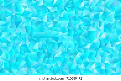 Light BLUE vector abstract polygonal pattern. Glitter abstract illustration with an elegant design. A completely new design for your business.