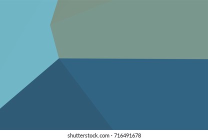 Light BLUE vector abstract polygonal background. Triangular geometric sample with gradient.  The completely new template can be used for your brand book.