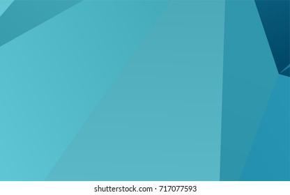 Light BLUE vector abstract polygonal template. Colorful abstract illustration with gradient. The template can be used as a background for cell phones.