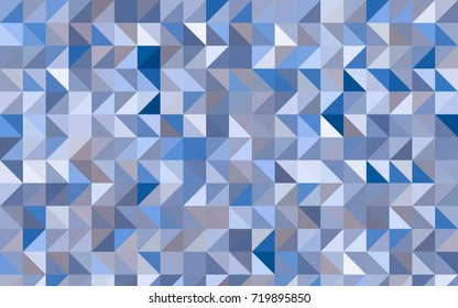 Light BLUE vector abstract polygonal pattern. Geometric illustration in Origami style with gradient.  The template can be used as a background for cell phones.