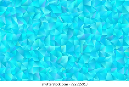 Light BLUE vector abstract polygonal background. Creative geometric illustration in Origami style with gradient. The polygonal design can be used for your web site.