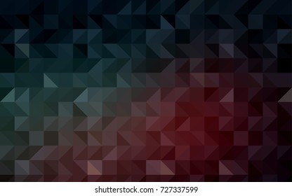 Light BLUE vector abstract polygonal pattern. Modern geometrical abstract illustration with gradient. The elegant pattern can be used as part of a brand book.
