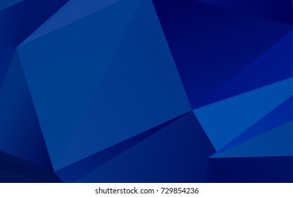 Light BLUE vector abstract polygonal template. Colorful illustration in abstract style with gradient. Brand-new design for your business.