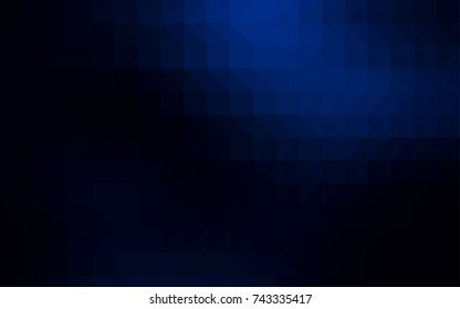 Light BLUE vector abstract polygonal pattern. Brand-new colored illustration in blurry style with gradient. A new texture for your design.