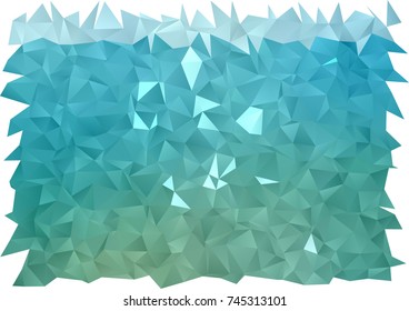 Light BLUE vector abstract polygonal background. Triangular geometric sample with gradient.  A completely new design for your business.