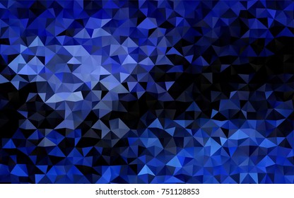 Light BLUE vector abstract polygonal pattern. Shining colored illustration in a brand-new style. Brand-new style for your business design.