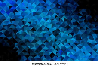 Light BLUE vector abstract polygonal background. Creative geometric illustration in Origami style with gradient. Brand-new design for your business.