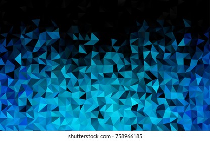 Light BLUE vector abstract polygonal background. A vague abstract illustration with gradient. Brand-new style for your business design.