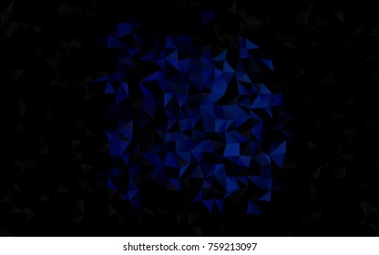 Light BLUE vector abstract polygonal background. Geometric illustration in Origami style with gradient.  Brand-new style for your business design.