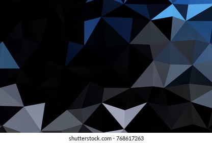 Light BLUE vector abstract polygonal background. An elegant bright illustration with gradient. The template can be used as a background for cell phones.