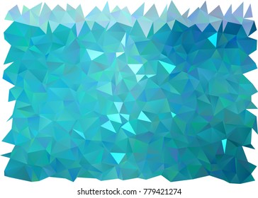 Light BLUE vector abstract polygonal template. A completely new color illustration in a vague style. Brand-new style for your business design.