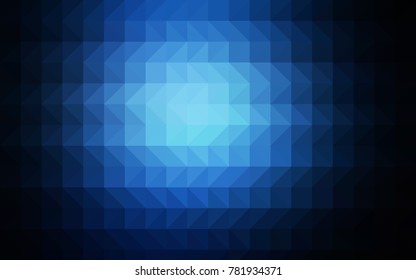Light BLUE vector abstract polygonal pattern. Colorful illustration in abstract style with gradient. Triangular pattern for your business design.