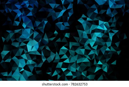 Light BLUE vector abstract polygonal background. A completely new color illustration in a vague style. The template can be used as a background for cell phones.