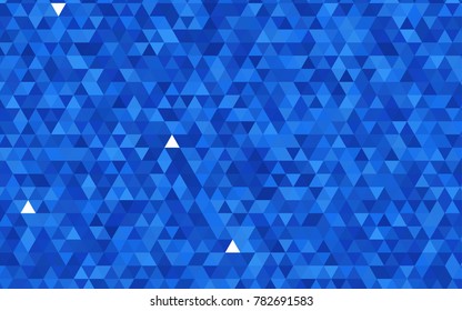 Light BLUE vector abstract polygonal background. Colorful abstract illustration with gradient. The completely new template can be used for your brand book.