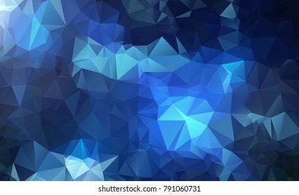 Light BLUE vector abstract polygonal background. An elegant bright illustration with gradient. Brand-new design for your business.