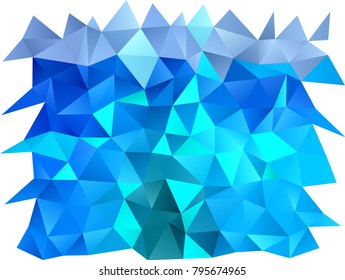 Light BLUE vector abstract polygonal background. A vague abstract illustration with gradient. The template can be used as a background for cell phones.