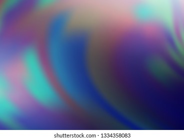 Light BLUE vector abstract template. Glitter abstract illustration with an elegant design. Brand new design for your business.