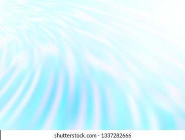 Light BLUE vector abstract template. A completely new color illustration in a bokeh style. The best blurred design for your business.