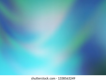 Light BLUE vector abstract template. Colorful abstract illustration with gradient. The template can be used for your brand book.