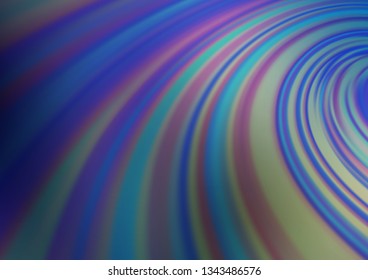 Light BLUE vector abstract template. A completely new color illustration in a bokeh style. The template can be used for your brand book.