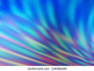 Light BLUE vector abstract template. Glitter abstract illustration with an elegant design. A completely new template for your design.