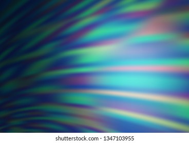 Light BLUE vector abstract template. Glitter abstract illustration with an elegant design. The background for your creative designs.