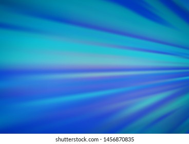 Light BLUE vector abstract template. Glitter abstract illustration with an elegant design. Brand new design for your business.