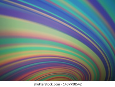 Light BLUE vector abstract template. Modern geometrical abstract illustration with gradient. The elegant pattern for brand book.