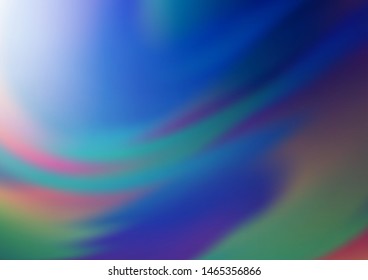 Light BLUE vector abstract template. Modern geometrical abstract illustration with gradient. The template for backgrounds of cell phones.