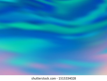 Light BLUE vector abstract template. An elegant bright illustration with gradient. A completely new design for your business.