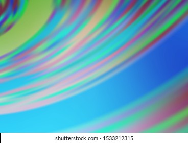 Light BLUE vector abstract template. Colorful illustration in blurry style with gradient. A completely new template for your design.