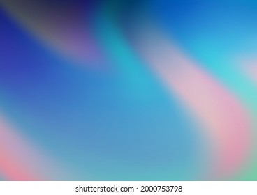 Light BLUE vector abstract template. An elegant bright illustration with gradient. The template can be used for your brand book.