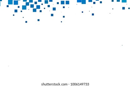 Light BLUE vector abstract textured polygonal background. Blurry rectangular design. The pattern with repeating rectangles can be used for background.